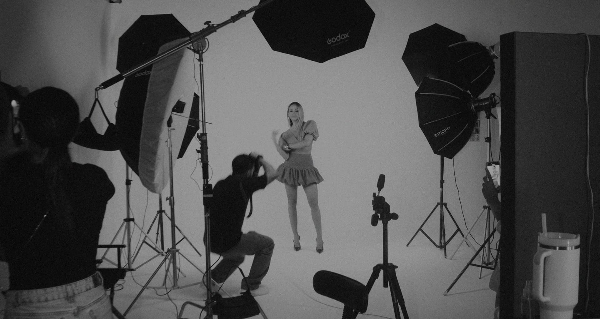 Fashion photoshoot background